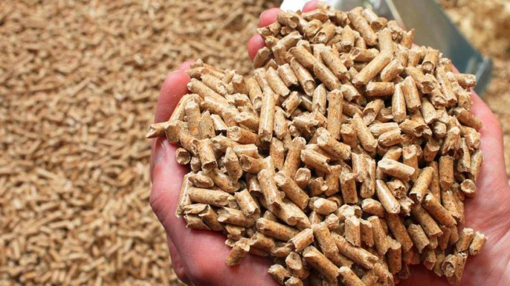 Holzpellets-Lagerung